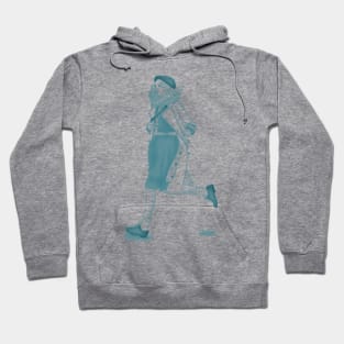 A Girl Is In Hurry Hoodie